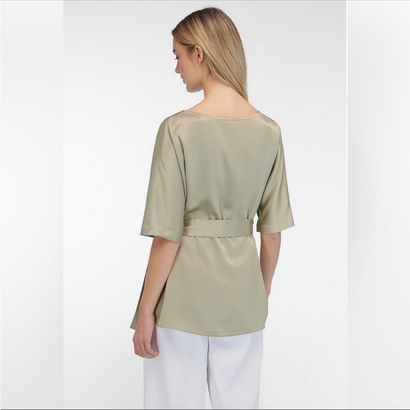 NWT 1863 by Eterna Belted Blouse - Picture 4 of 5